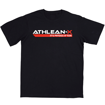 ATHLEAN-X PHYSICS B*TCH fitness apparel t-shirt in Black T-Shirts