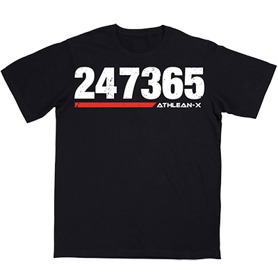 ATHLEAN-X ALWAYS REPPIN' fitness apparel t-shirt in Black T-Shirts