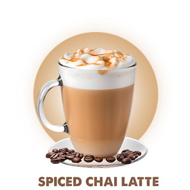 Spiced Chai Latte flavor - warm spices and tea blend with 30g protein and 150mg caffeine