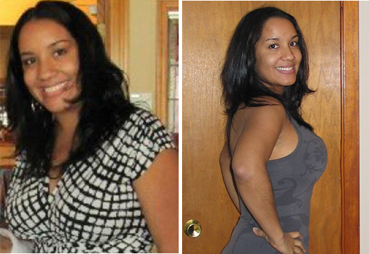 Shirley Yorro's ATHLEAN-X fitness transformation showing before and after results from her workout program