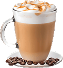 Spiced Chai Latte Caffeinated flavor label