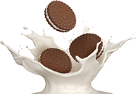Cookies and Cream flavor label