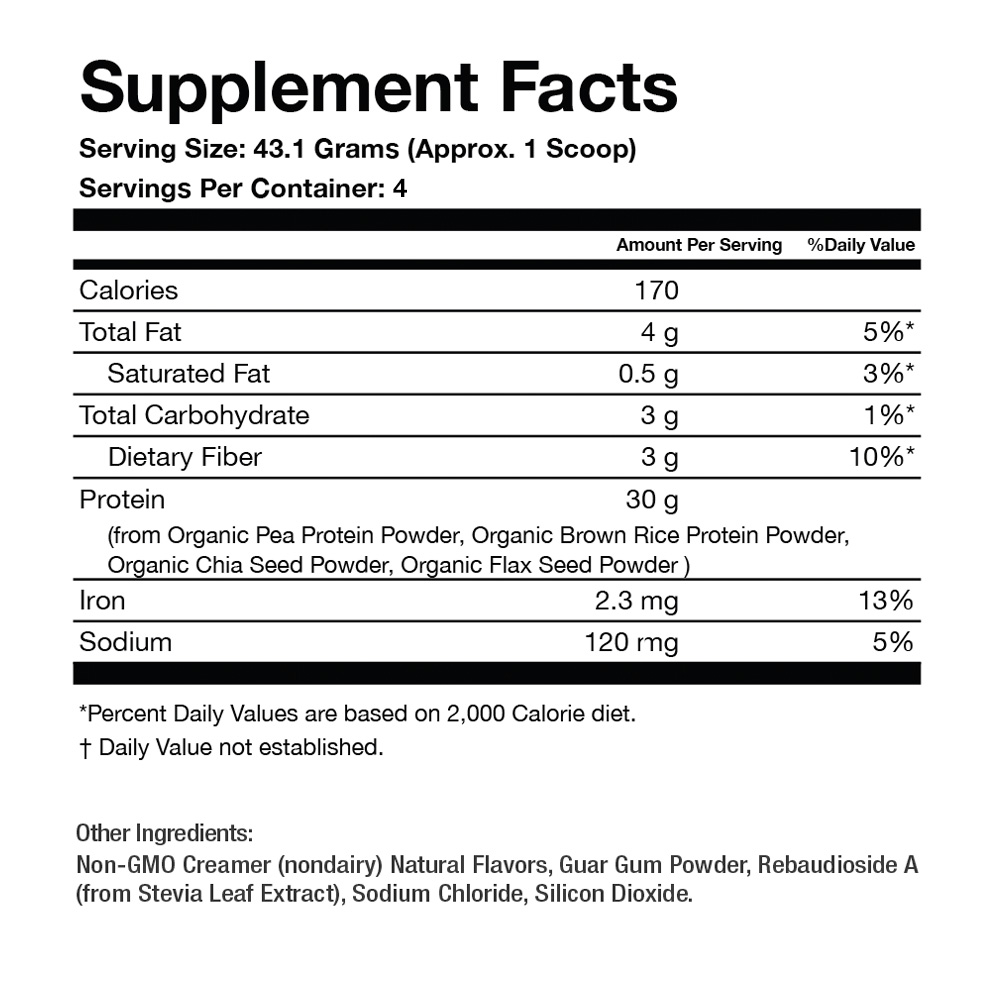 PRO-30G Vegan Protein | Vegan Vanilla Bean