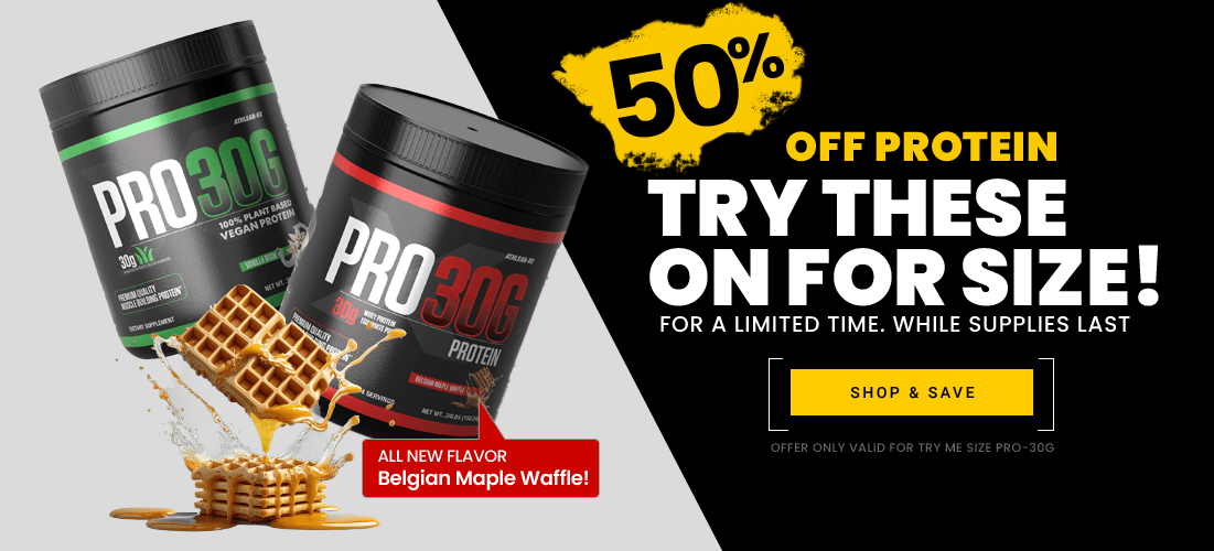 PRO-30G Protein Try-Me Size 50% off sale! Limited time only.